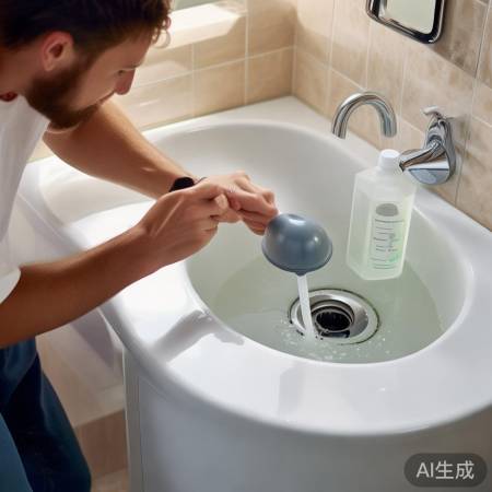 马桶排水畅通法