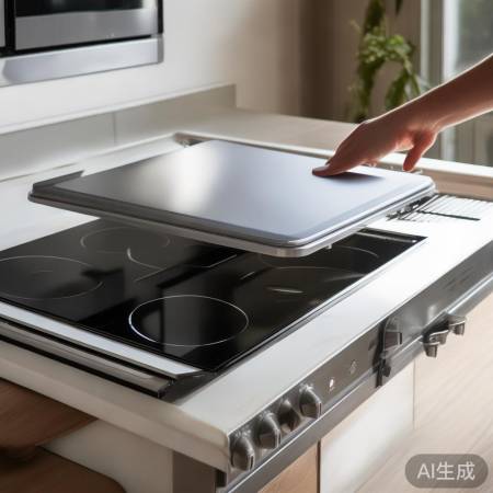 集成灶盖下可拆卸灶台