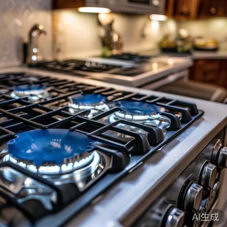 封闭式燃气灶，安全可靠