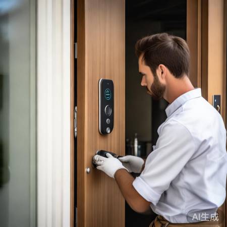 武汉肯德基门指纹锁安装：专业安装服务，安全便捷生活
