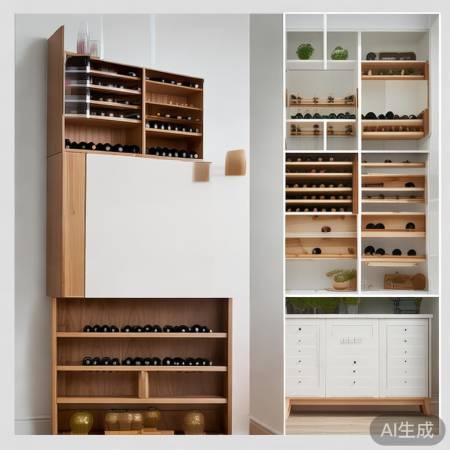 嵌入式红酒柜装修效果图，打造时尚家居品味