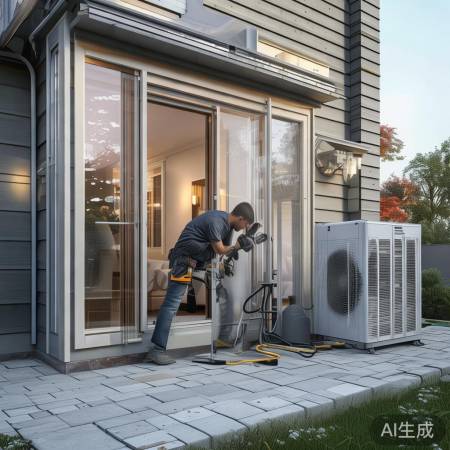 空气能供暖，安装简单，家居小帮