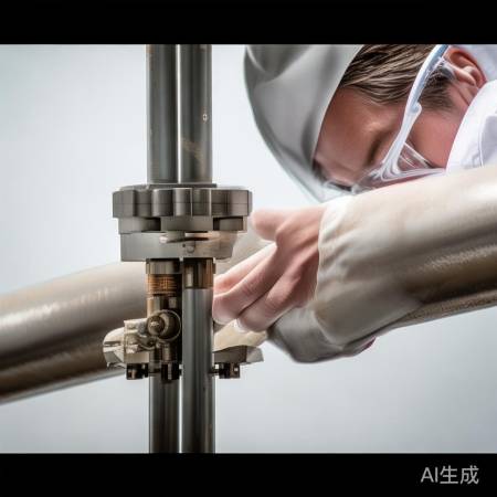 安装波纹管，避免扭曲漏气