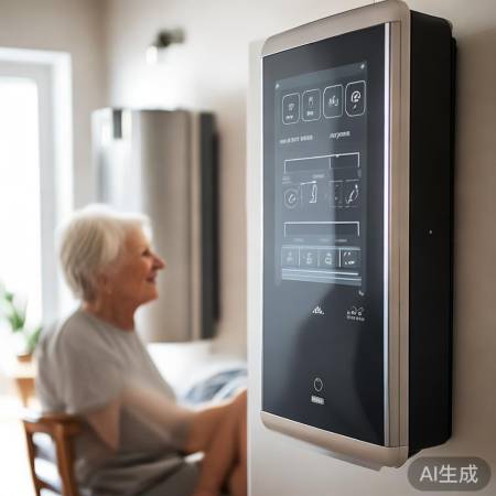 壁挂炉旋转按钮轻松实现自动跳数，操作便捷！