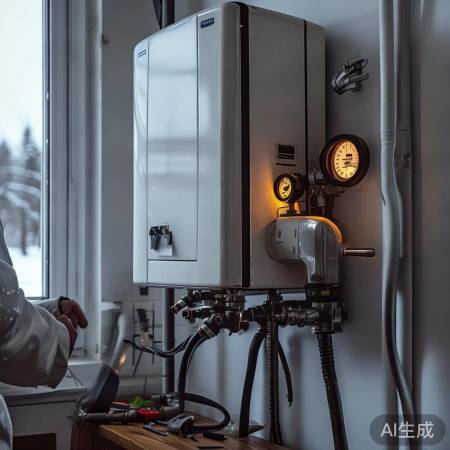 壁挂炉补水排气