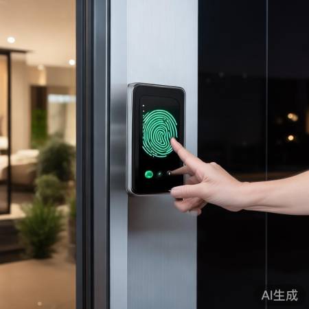别墅指纹锁大门，安全便捷生活新选择