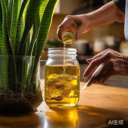 油烟机油滋养虎皮兰