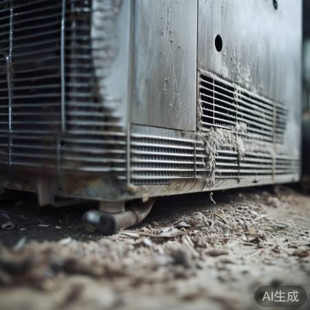 清理冷凝器积灰与遮挡