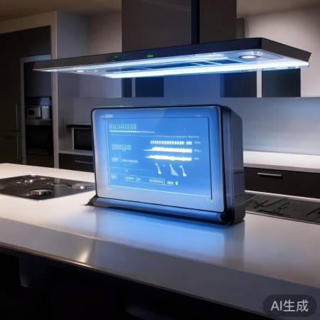 LED屏显油烟机,厨房小助手