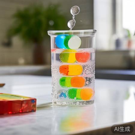 泡腾片按比例使用，避免浪费腐蚀