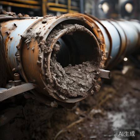 燃气管道杂质堵塞