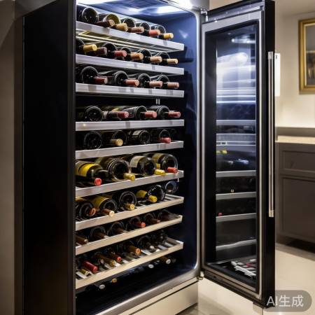 红酒柜储藏大，调温湿度佳