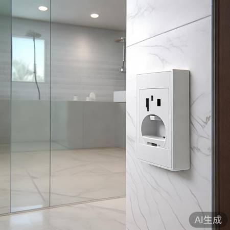 智能马桶插座嵌入墙面，墙面装修新趋势