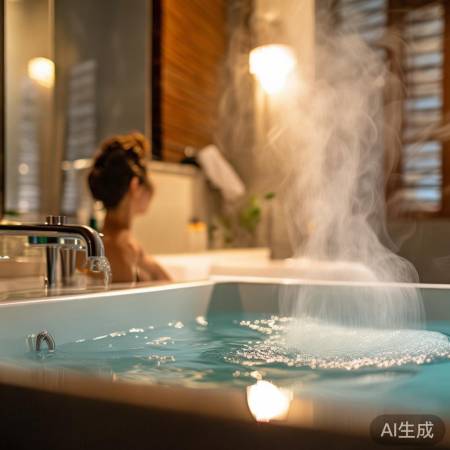 宾馆热水揭秘，泡澡放松！