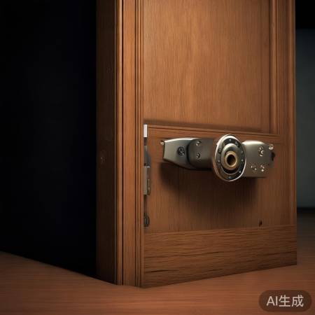 门框角落寻锁体