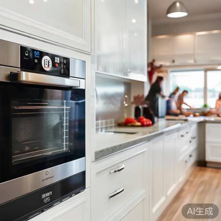 奥克斯集成灶服务网络全覆盖普及#新飞集成灶换灯泡教程：轻松操作，点亮生活光彩