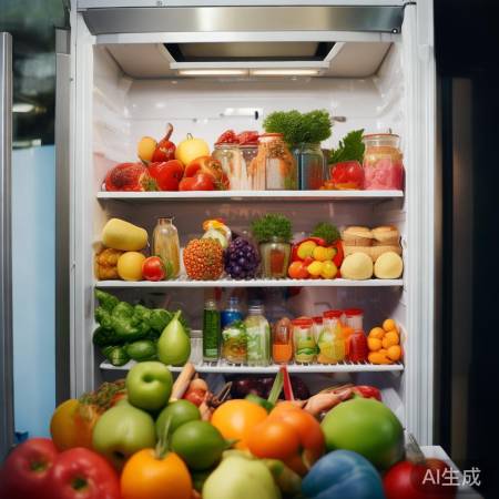 冰箱装幸福，生活清新自然