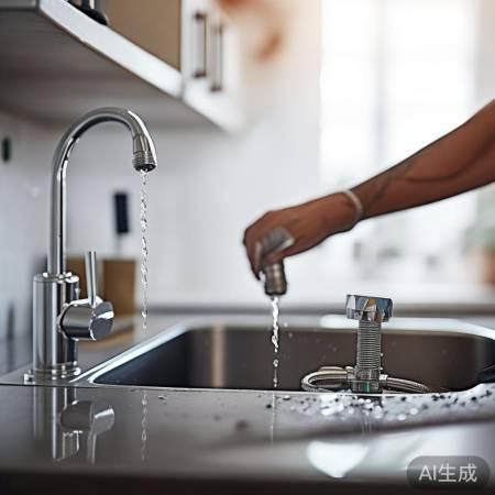 关闭水源，拔洗衣机管