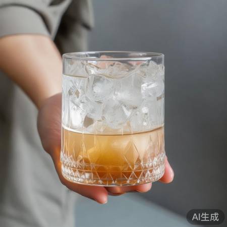 雪花饮品，清爽层次。