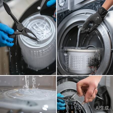 倍科洗衣机全国通服务分解〖美的洗衣机滚筒拆装教程〗