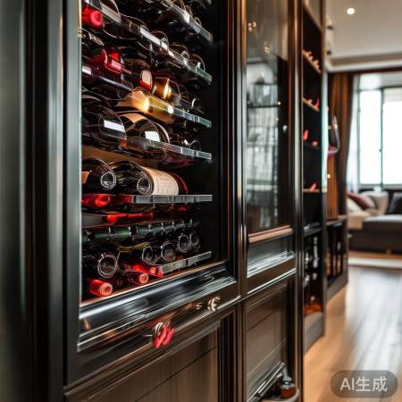 得力酒柜400热线助手剖析♛红酒柜内嵌设计：美观与实用兼顾的选择