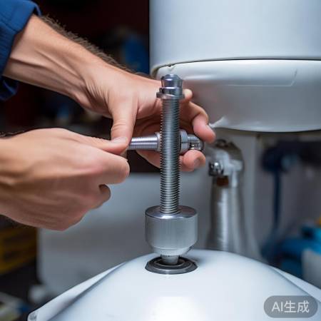 膨胀螺丝固定热水器