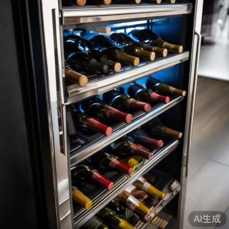 红酒柜分区设计，满足各类需求