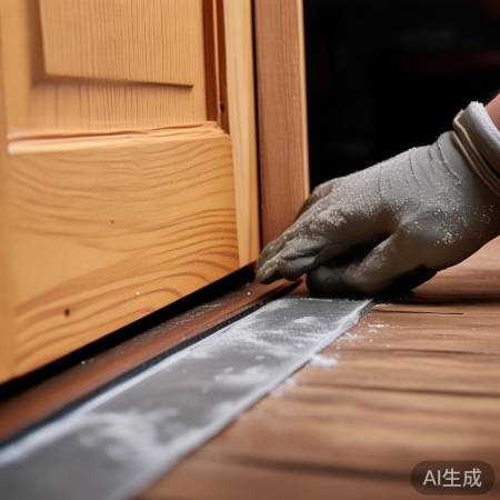 “门缝加固防小偷”