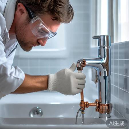 检查水管接口