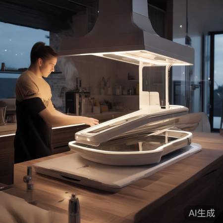 灶台升降自如，舒适休息。