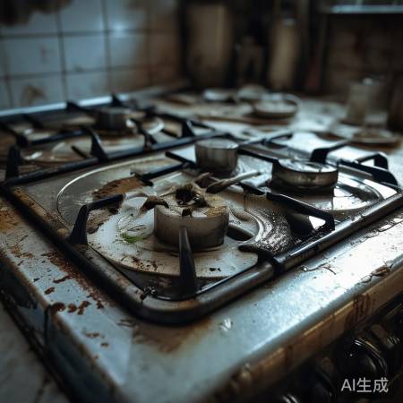 燃气灶灶圈油垢成因
