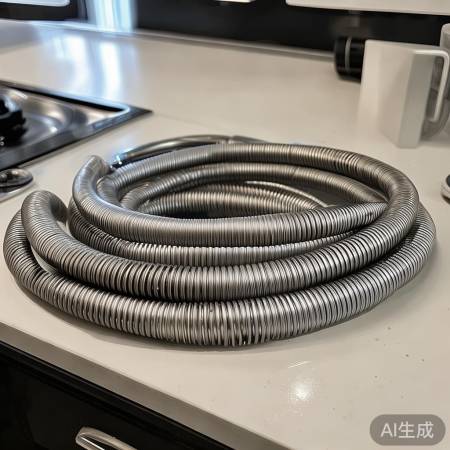 金属软管更耐用安全，定期更换。