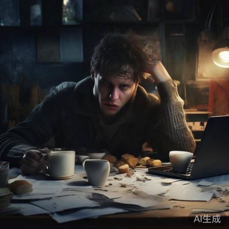 熬夜伤胃,悔不当初