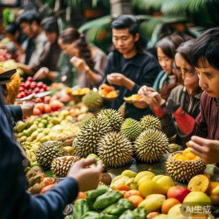 榴莲美味,适量为宜