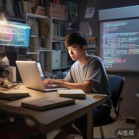 大二计算机科学爱好者开课积粉丝