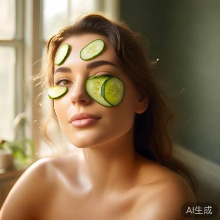 黄瓜补水敷脸