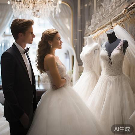 祖海高定婚纱,新人福音